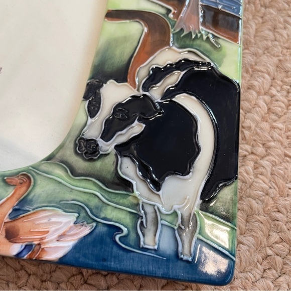 VINTAGE OLD TUPTON WARE UK HANDPAINTED FARM PHOTO FRAME - Picture 3 of 6